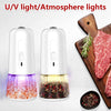 Gravity Pepper Mills Electric Salt And Pepper Grinder Adjustable Coarseness With LED Light Kitchen Gadgets