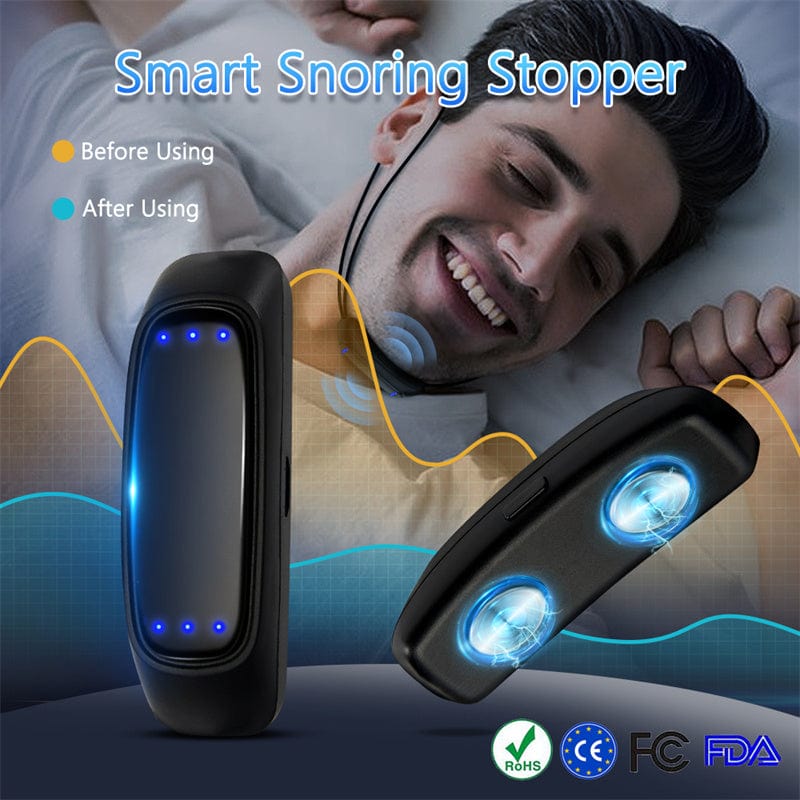 Smart Anti Snoring Device EMS Pulse Snoring Stop Effective Solution Snore Sleep Aid Portable Noise Reduction Muscle Stimulator - My Store